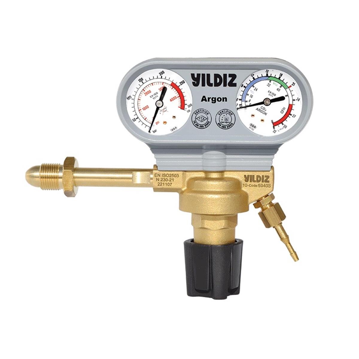 YILDIZ ARGON BASINÇ DÜŞÜRÜCÜ SAAT